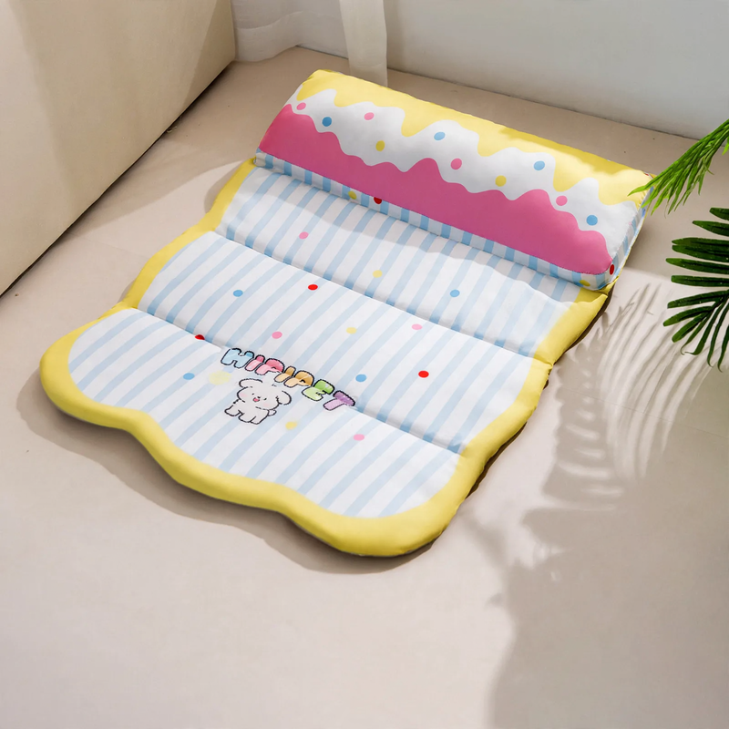 Breathable pet sleeping mat, two functions