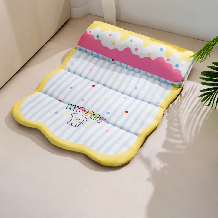 Breathable pet sleeping mat, two functions