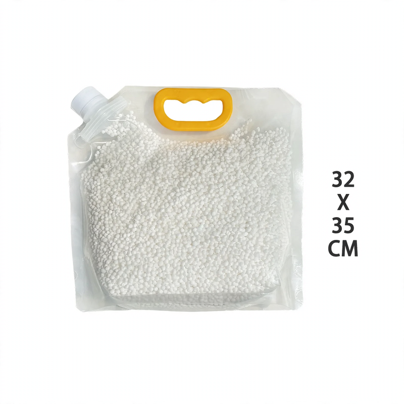 Calcium chloride granulate for moisture absorption