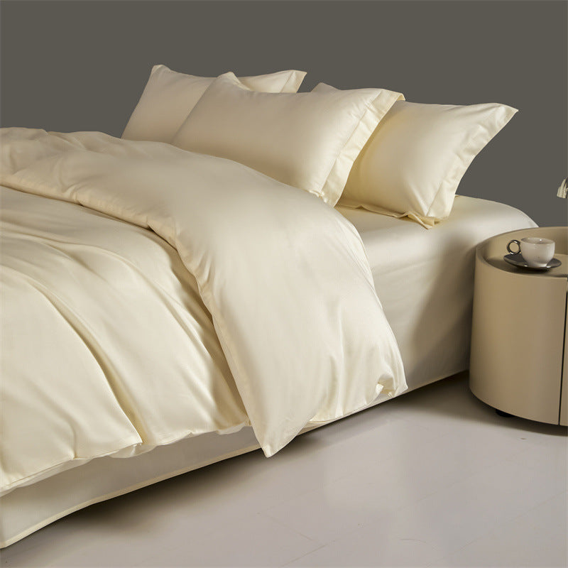 Long-staple cotton bedding, 100, satin binding