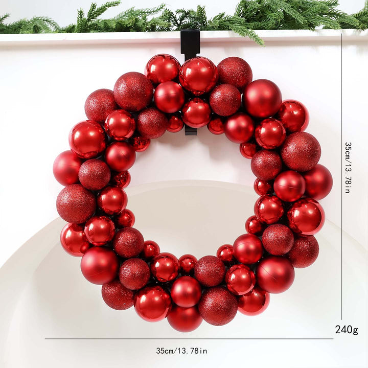 Decorative Christmas wreath for door and window