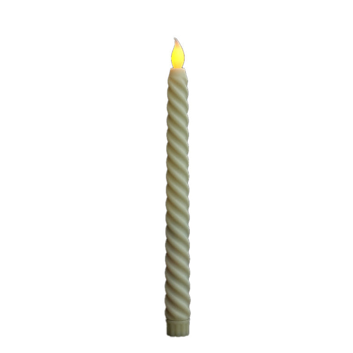 LED Spiral Shaped Taper Candles
