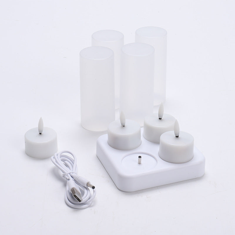 LED mood lights in retro design with remote control