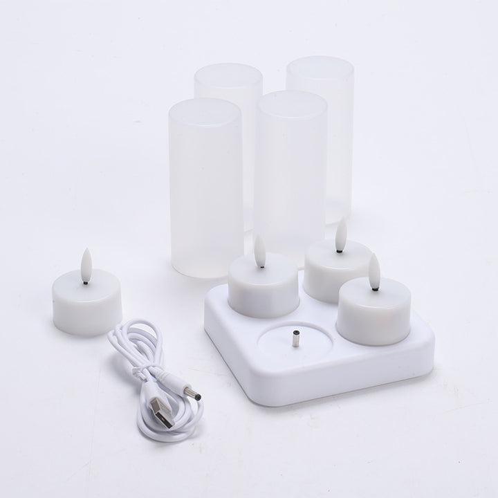 LED mood lights in retro design with remote control