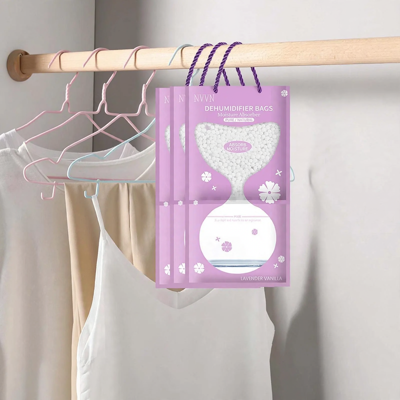 Hangable Dehumidifier Bag for Cabinets