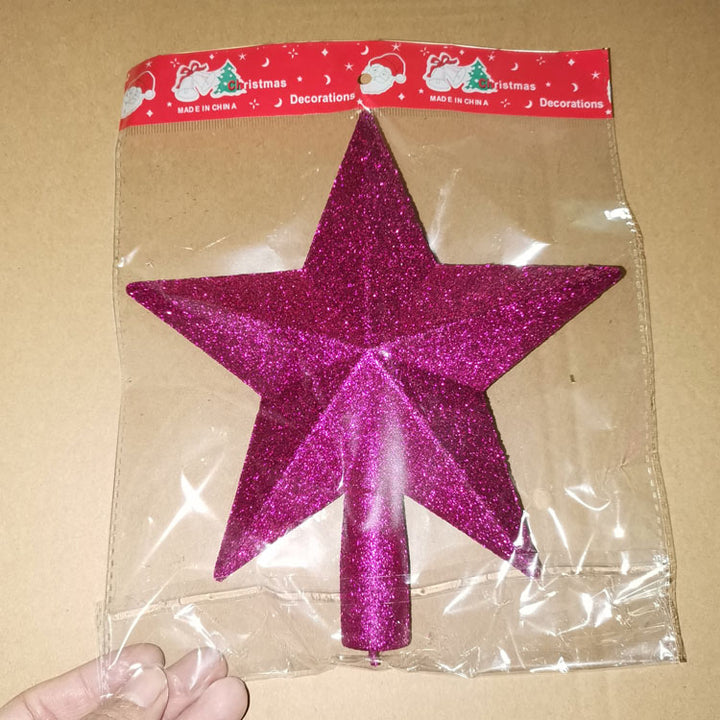 Christmas tree top star, 15 cm or 20 cm