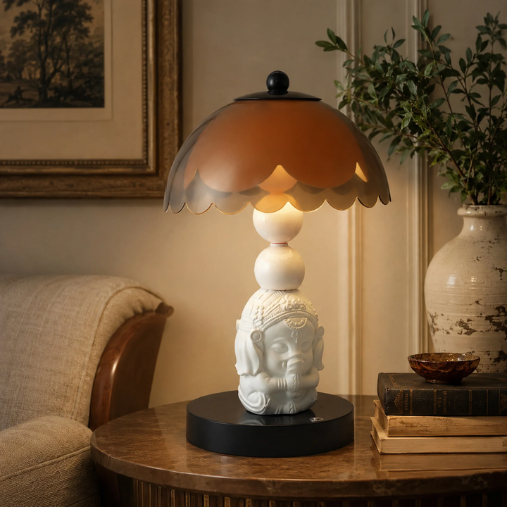Nightstand lamp with elephant motif, cute