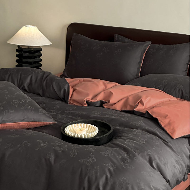 Cotton bedding set, 100s, long staple, brushed