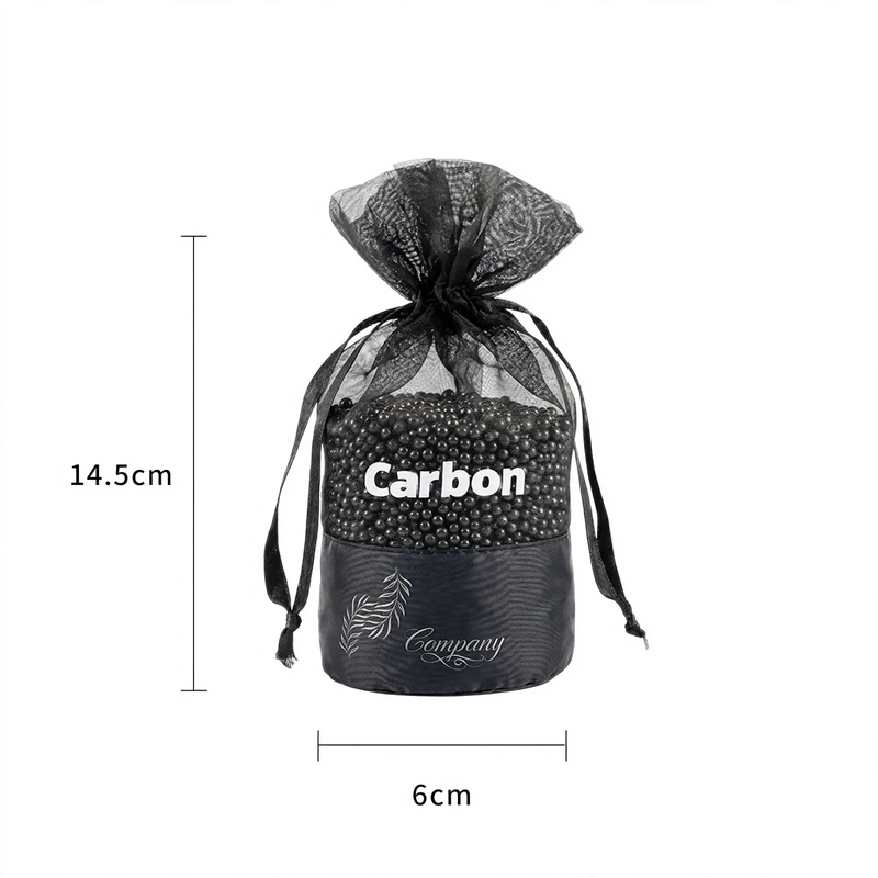 Activated carbon bags for odor neutralization and moisture absorption