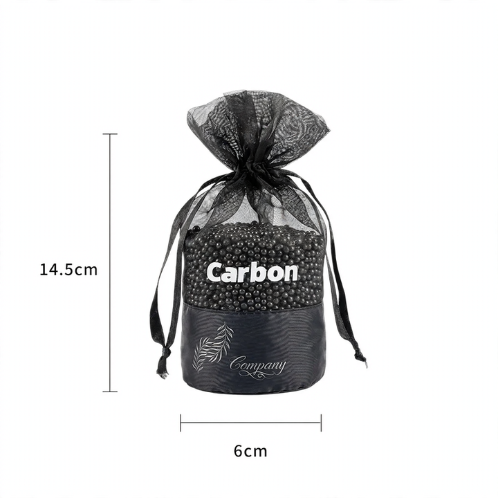Activated carbon bags for odor neutralization and moisture absorption