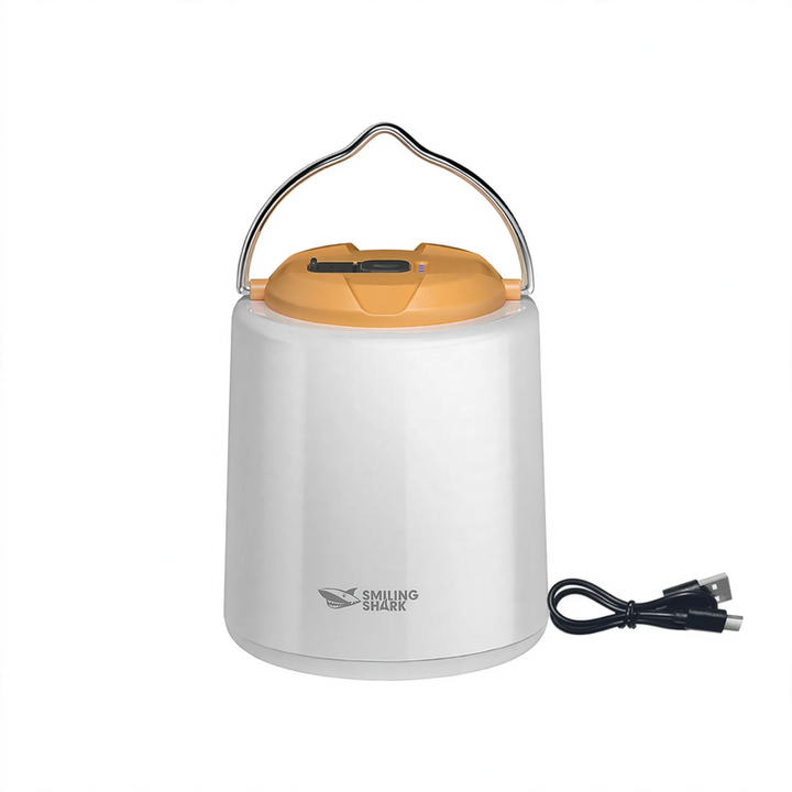 LED camping lamp with battery and emergency light function