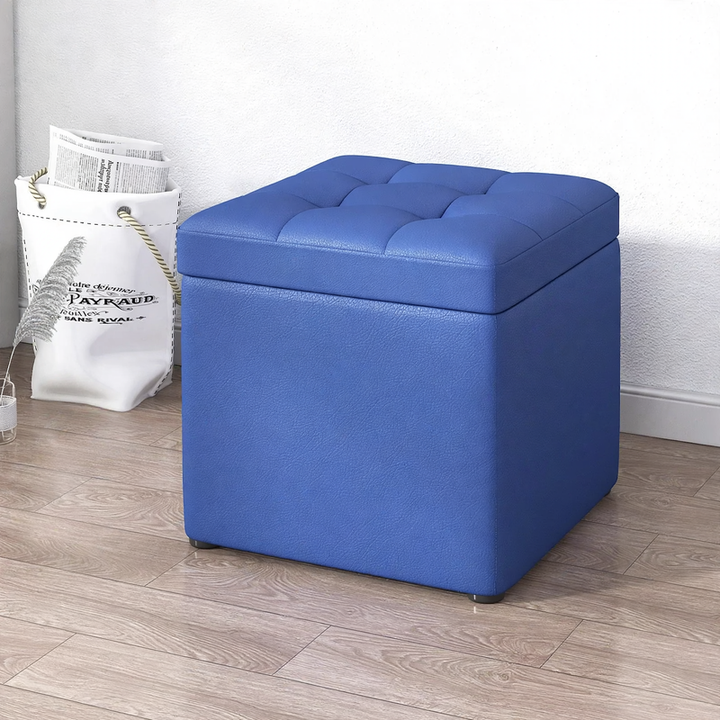 Storage stool made of wood, 30×30×35 cm, model S1873