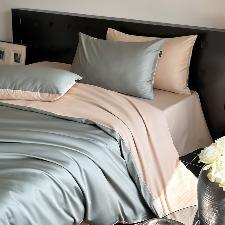 Long-staple cotton bedding set, four pieces