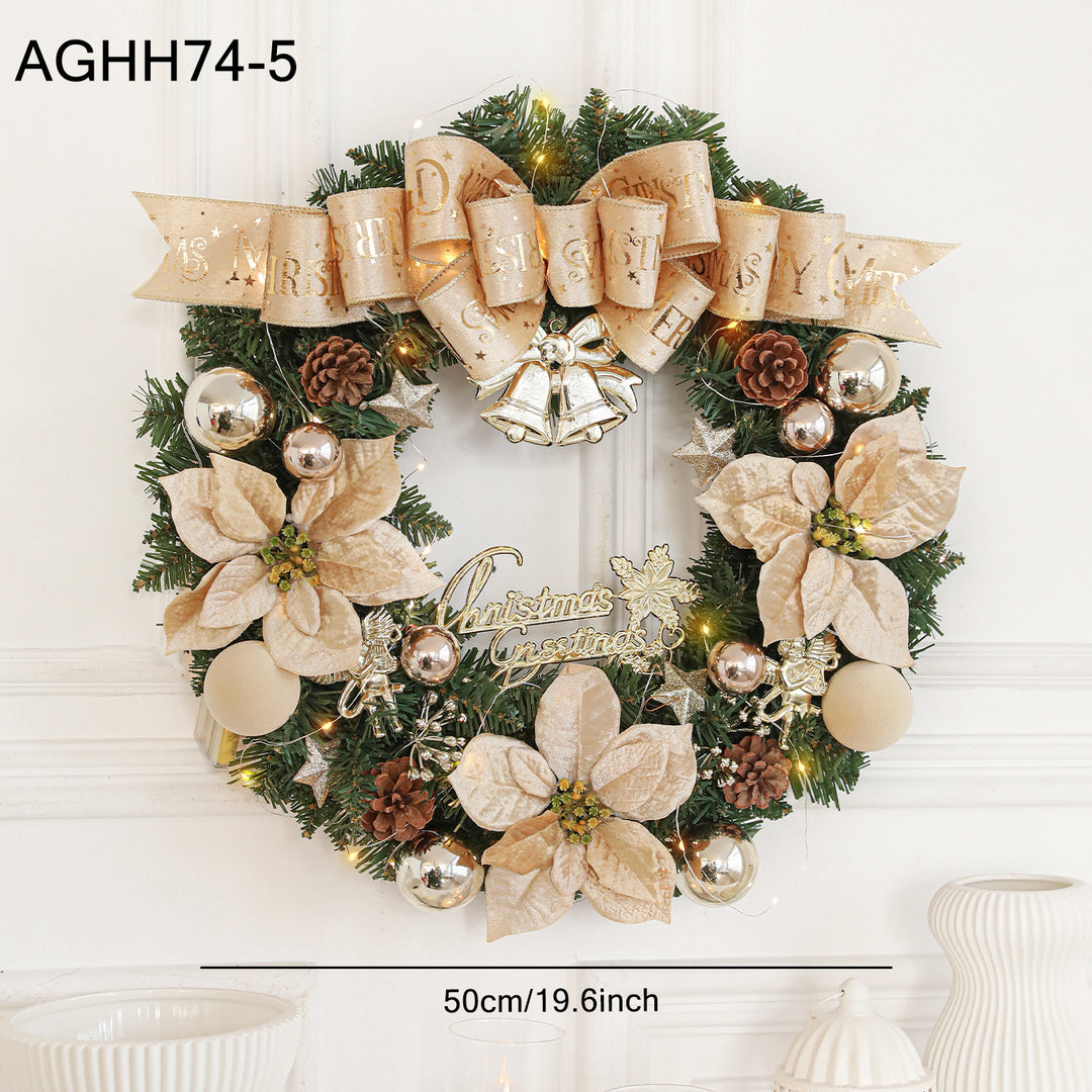 Christmas wreath with lighting, 50 cm