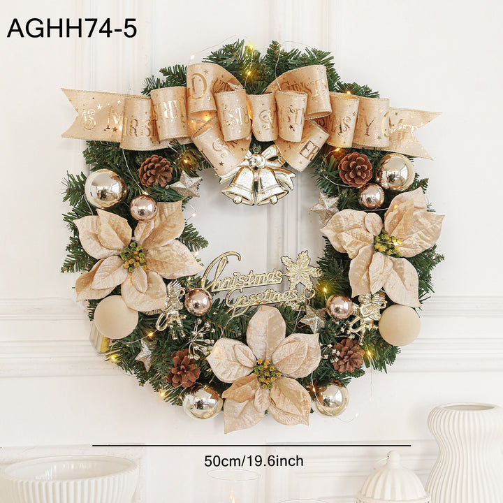 Christmas wreath with lighting, 50 cm