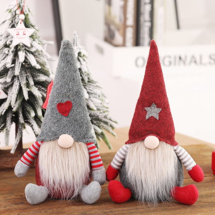 Decorative elf figure made of fabric