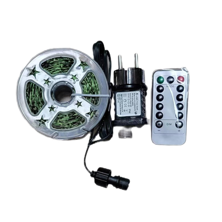 LED Copper Wire String Lights, remote-controlled, for outdoor use