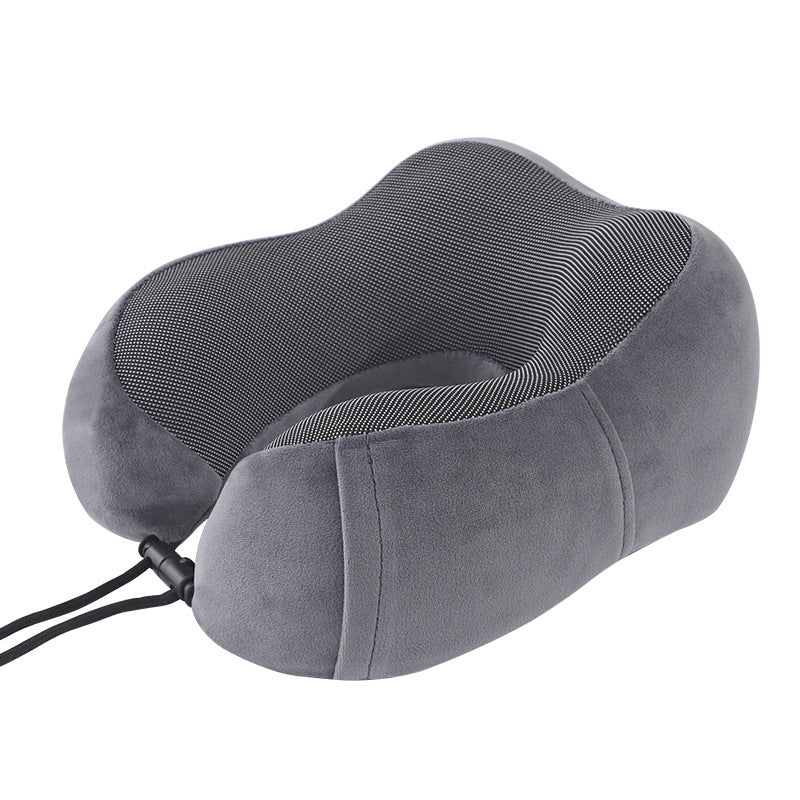 Travel Neck Pillow U-Shape Memory Foam with Storage