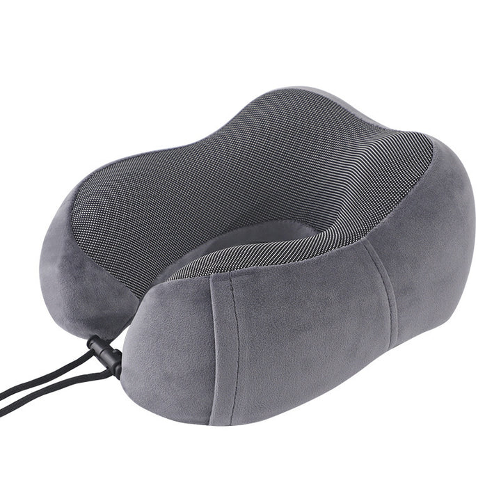 Travel Neck Pillow U-Shape Memory Foam with Storage