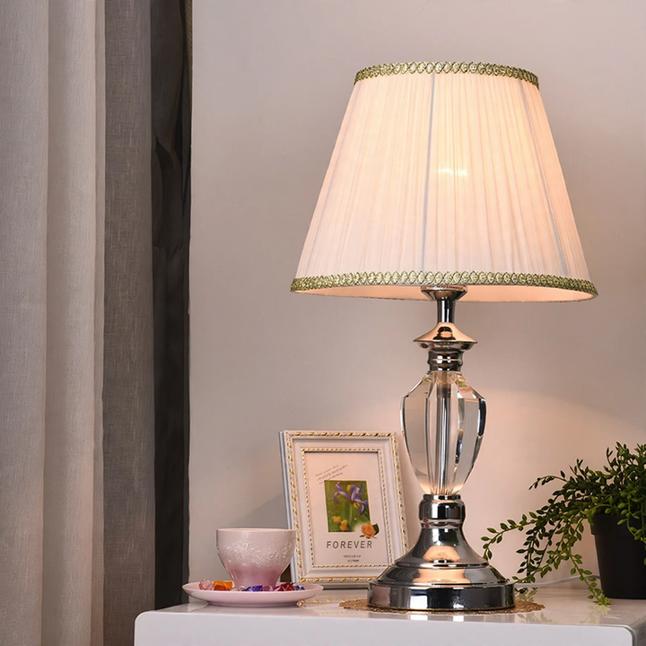Glass table lamp TL-0126 with touch switch