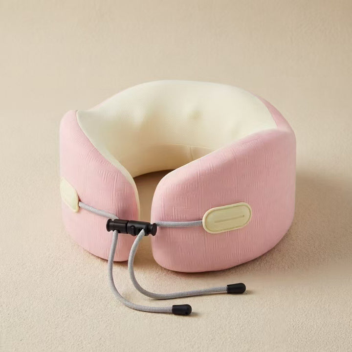 U-shaped neck pillow made of memory foam, portable