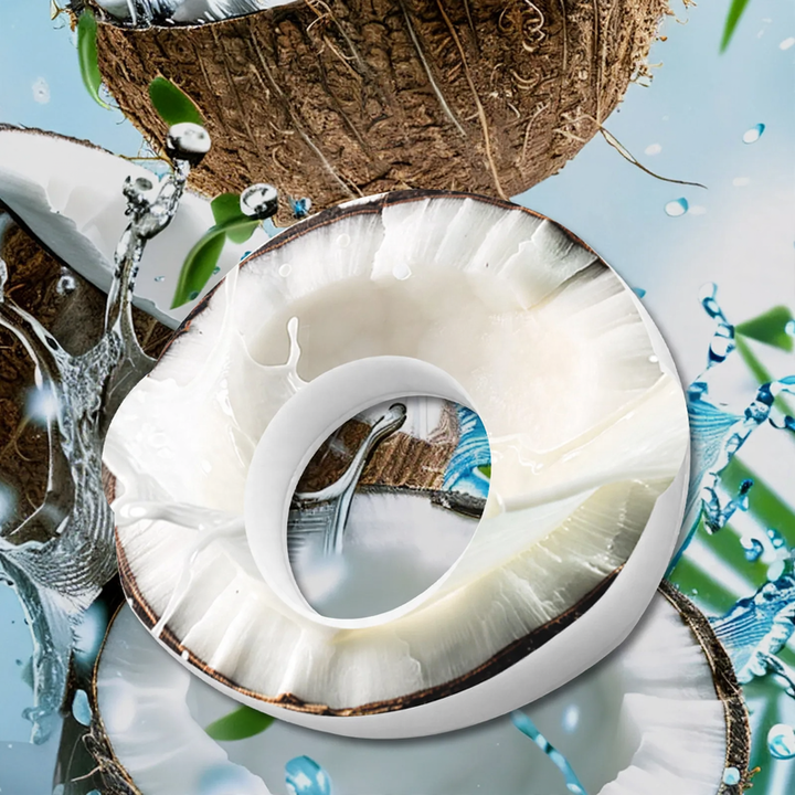 Drinking cup with aroma ring and straw, 600 ml