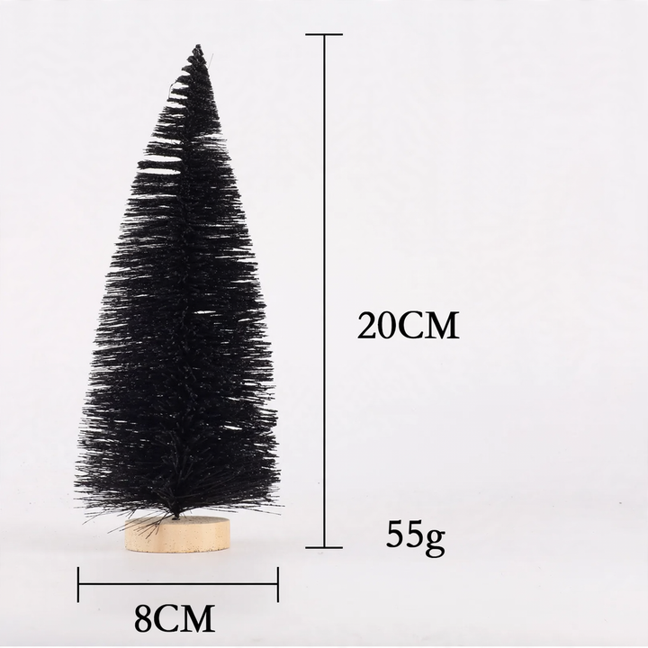 Mini Christmas tree made of pine needles, various colors
