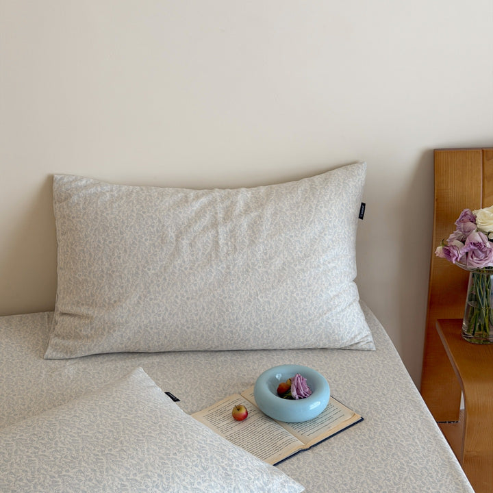Cotton gauze pillowcase, double-layered, 48×74 cm