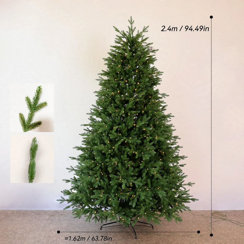 High-quality PE Christmas tree, various sizes