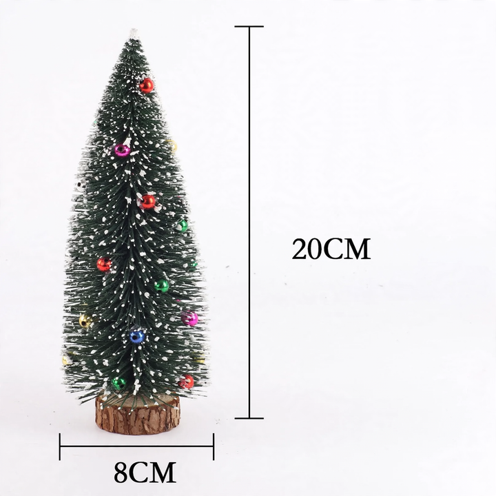 Mini Christmas tree made of pine needles, snow-covered, 10-40cm
