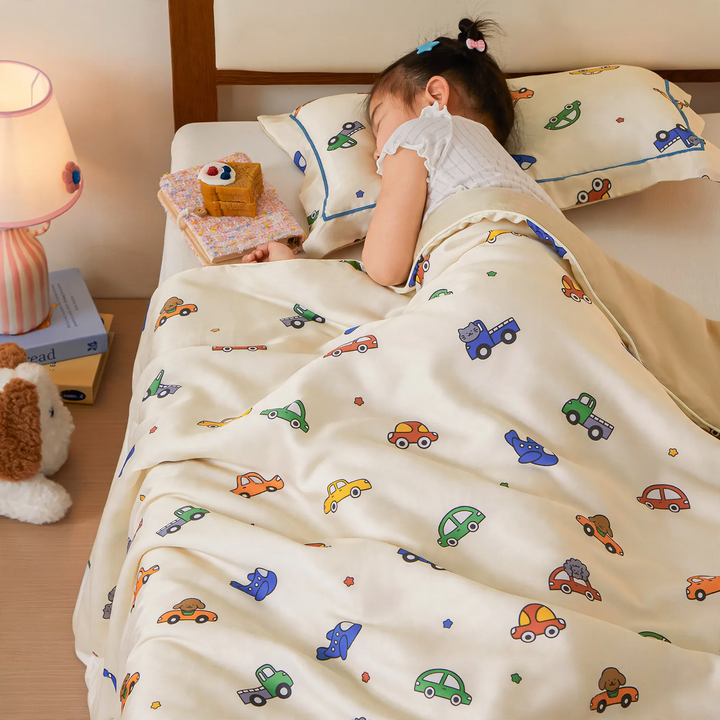 Summer blanket made of Lyocell, light and cooling