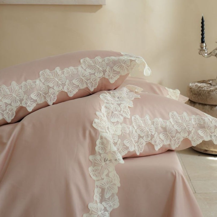 Cotton bedding set, 4-piece, princess style