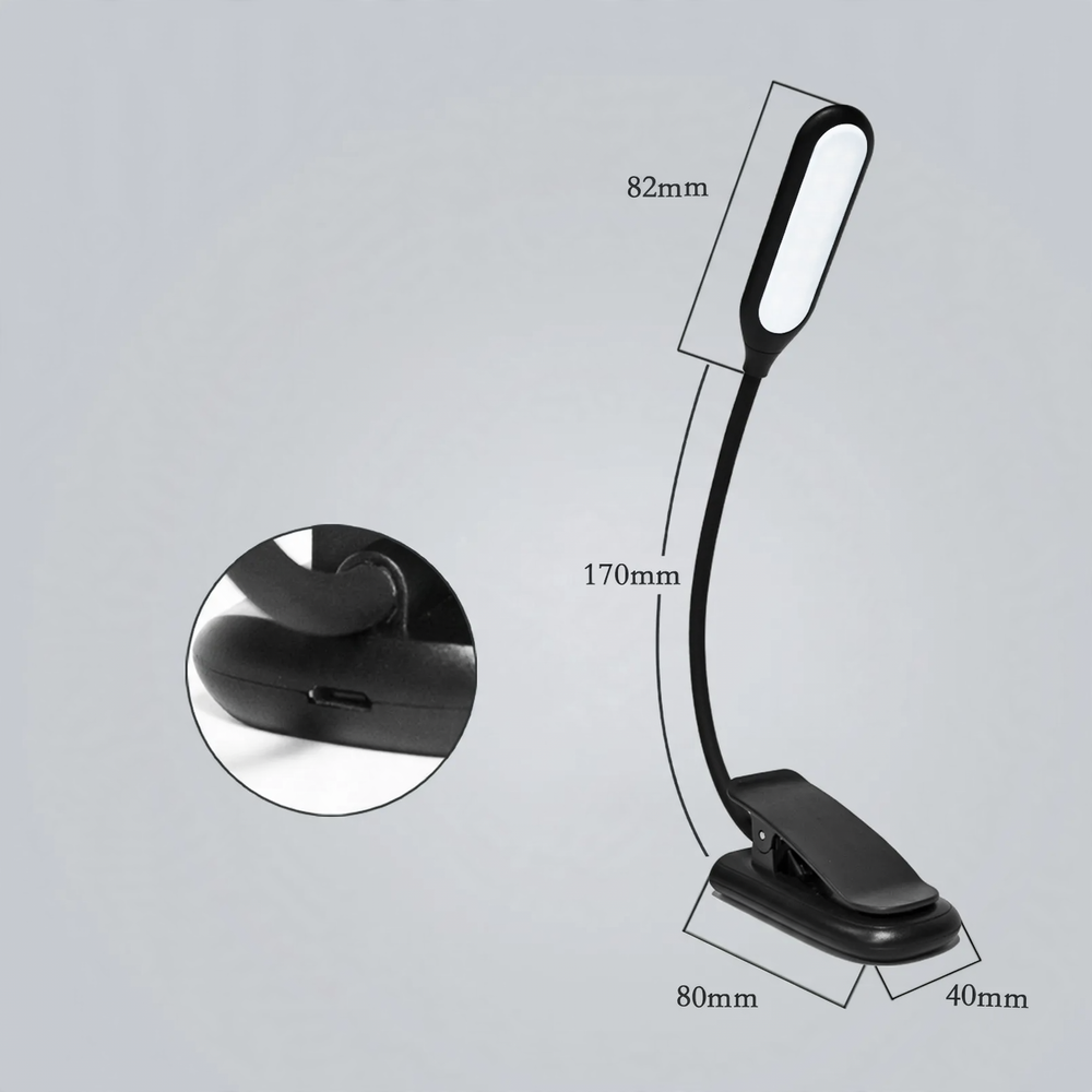Mini-LED-Clip light with two color temperatures
