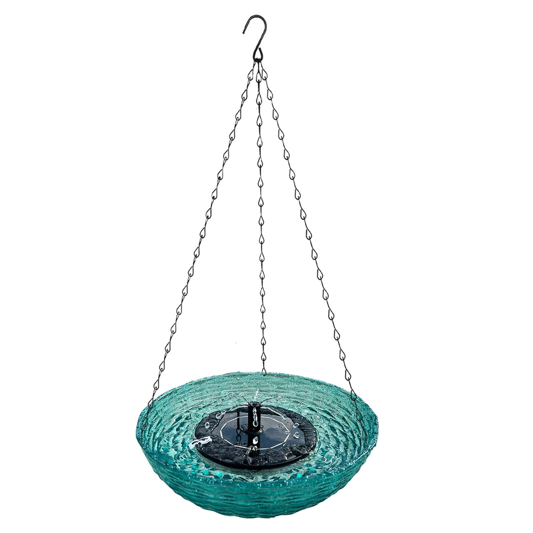 Hanging bird bath for the garden