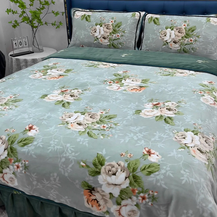 Milk fiber bedding set, winter, 4-piece