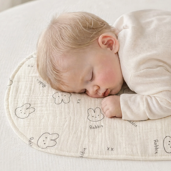 Cotton gauze pillow for newborns, 23×38 cm