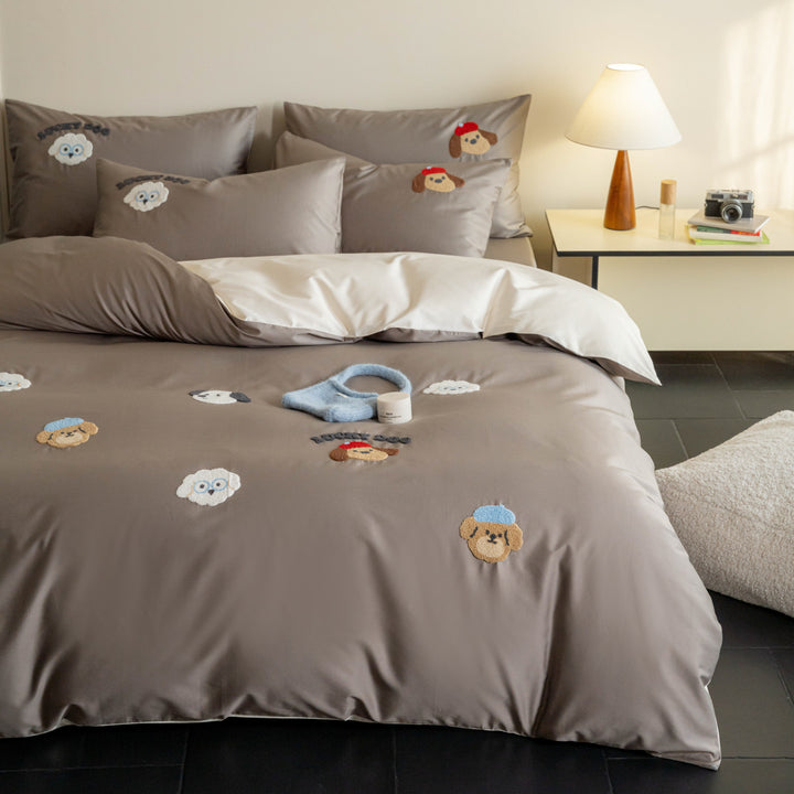 Cotton bedding set, 50S, cartoon pattern