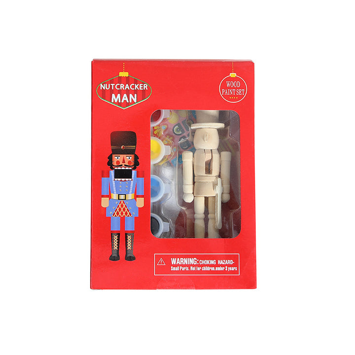 Decorative wooden nutcracker soldiers