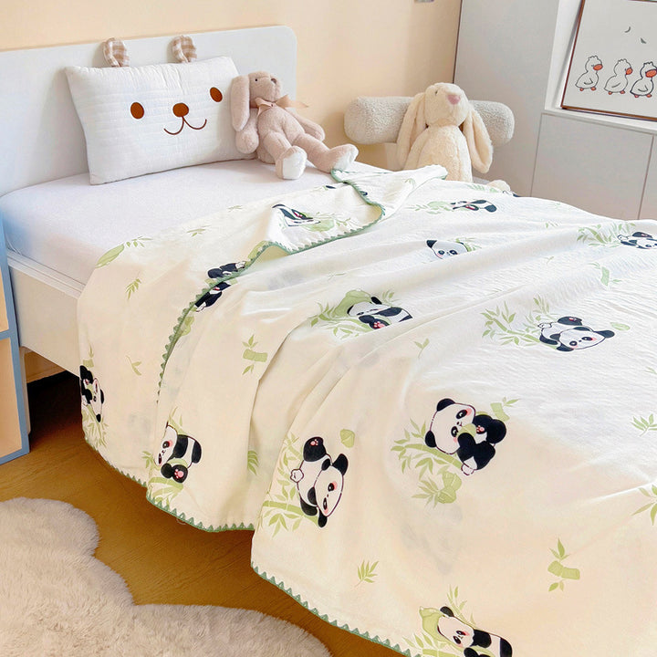 Cotton blanket for children, versatile use