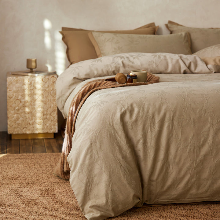 Warm bedding set, long staple cotton, brushed, 4-piece