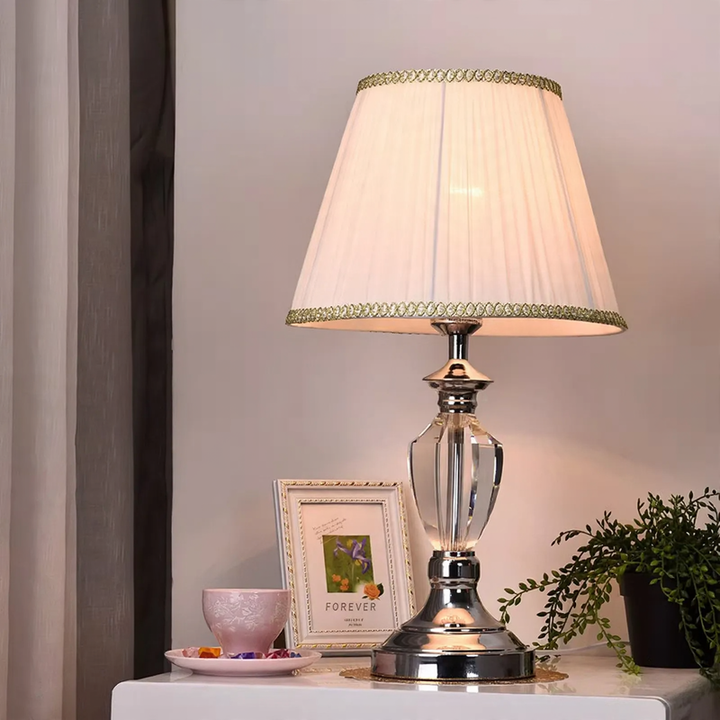 Glass table lamp TL-0126 with touch switch