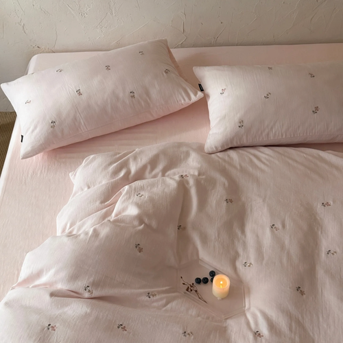 Cotton bedding 4-piece, double-layer gauze fabric