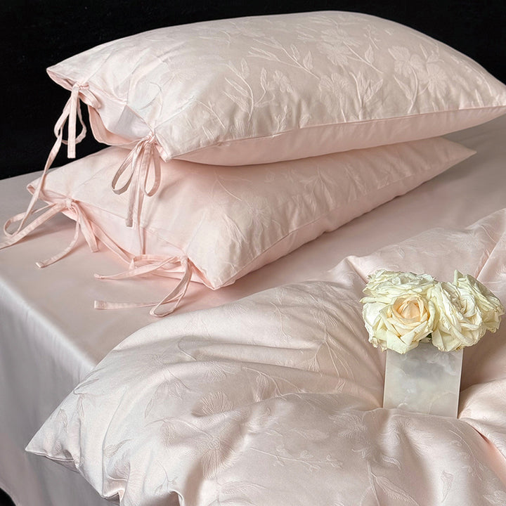 Cotton bedding set, 4-piece, long-staple combed
