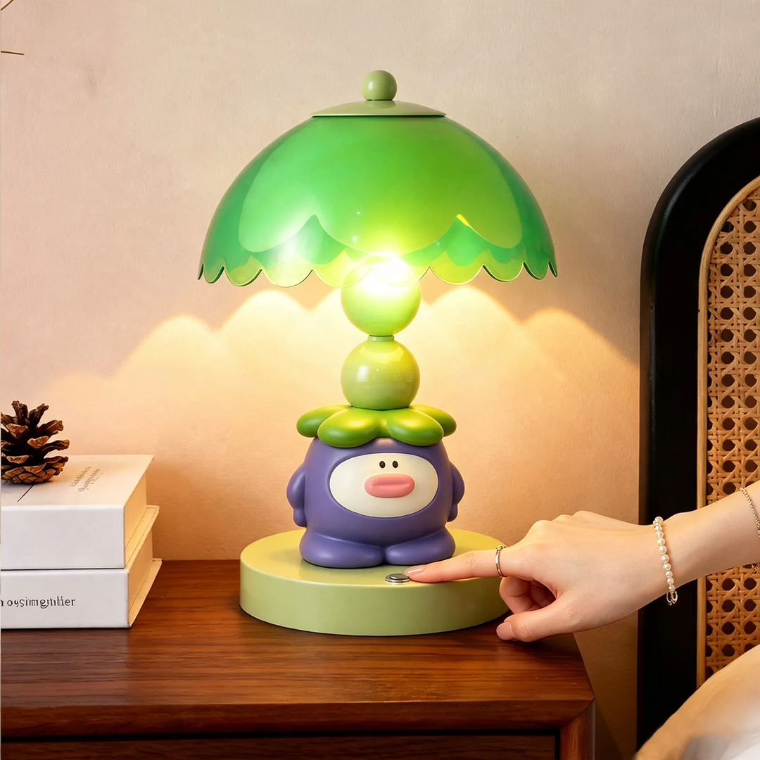 Mangosteen Table Lamp with Dimming Function
