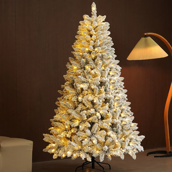 Artificial Christmas tree with snow effect