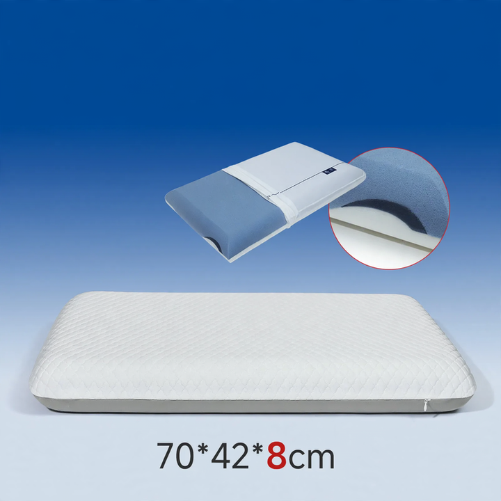 Rectangular Neck Support Pillow made of Memory Foam
