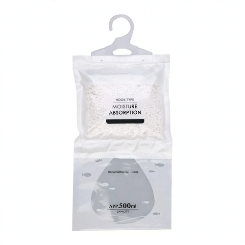 Hanging dehumidifier for wardrobes