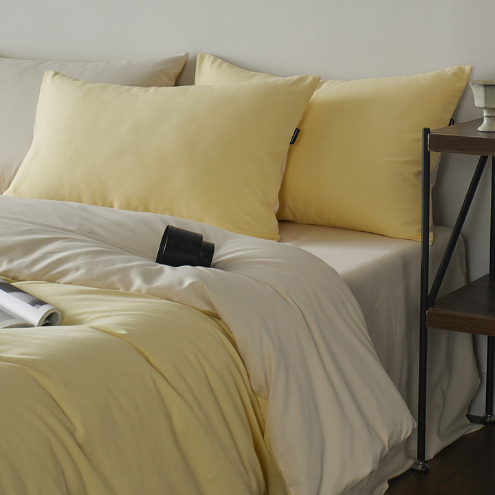 Long-staple cotton bedding, 4-piece, brushed