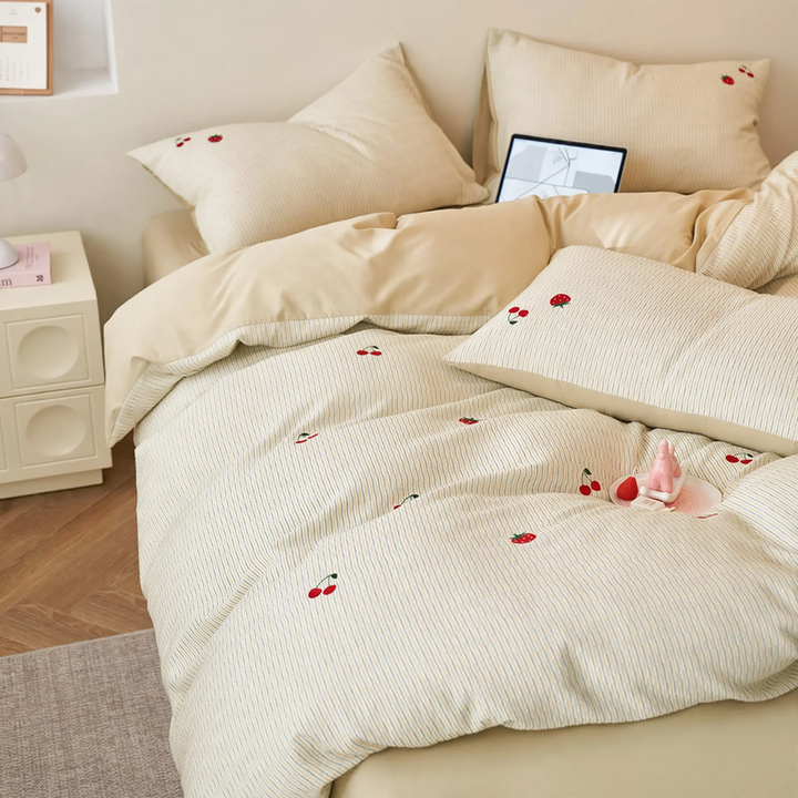 Cotton bedding set, children, cartoon pattern