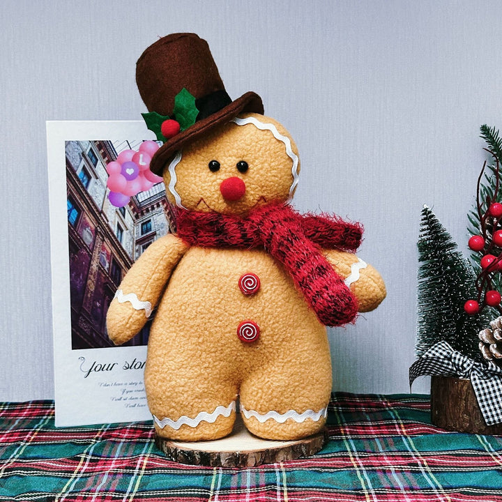 Decorative gingerbread man doll for the Christmas season